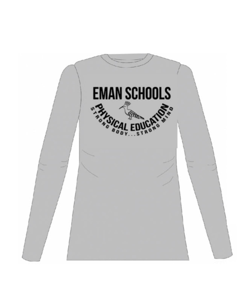 EMAN SCHOOL GIRLS GYM SHIRT LONG SLEEVE Verona Uniforms