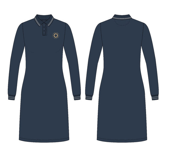 ISSI 3rd-6th grade Girls Polo dress (long Sleeve)