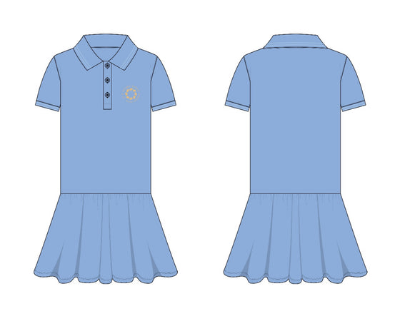 ISSI 3yr-2nd grade girls Polo dress (Short Sleeve)