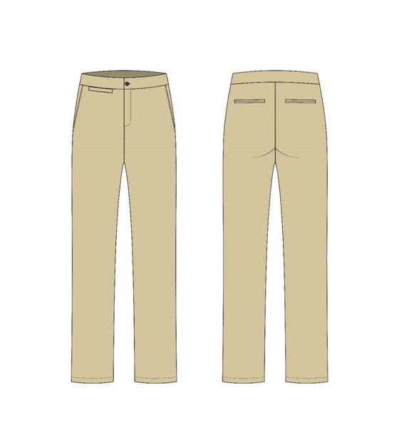 ISSI 3rd-6th grade School Girls Beige Pants