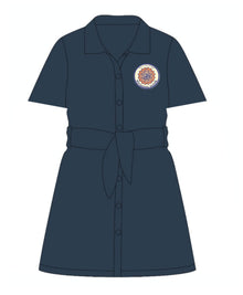  Miftaahul Uloom Girls short sleeve dress - Navy (1st - 3rd grade)